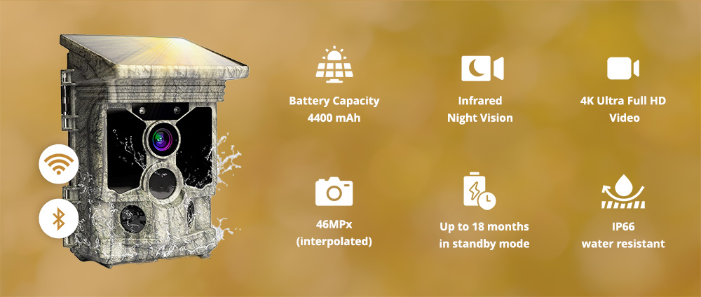 Wachman Solar Pro Trail Camera Parameters